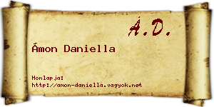 Ámon Daniella névjegykártya